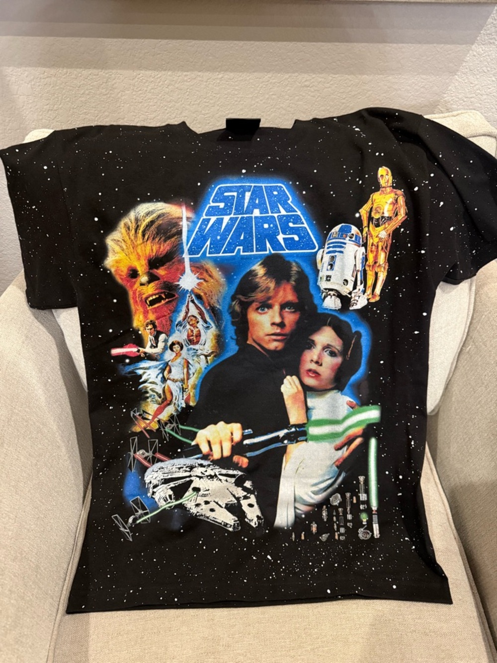 Star Wars Vintage Poster Graphic Tee - Black